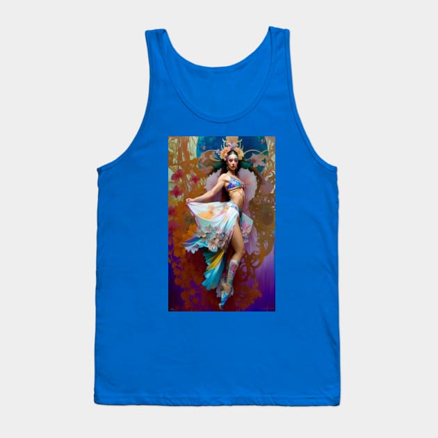 Exotic art a beautiful dancer Tank Top by ZiolaRosa